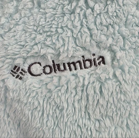 Columbia Fleece Jacket - Mint and Gray - Picture 3 of 6
